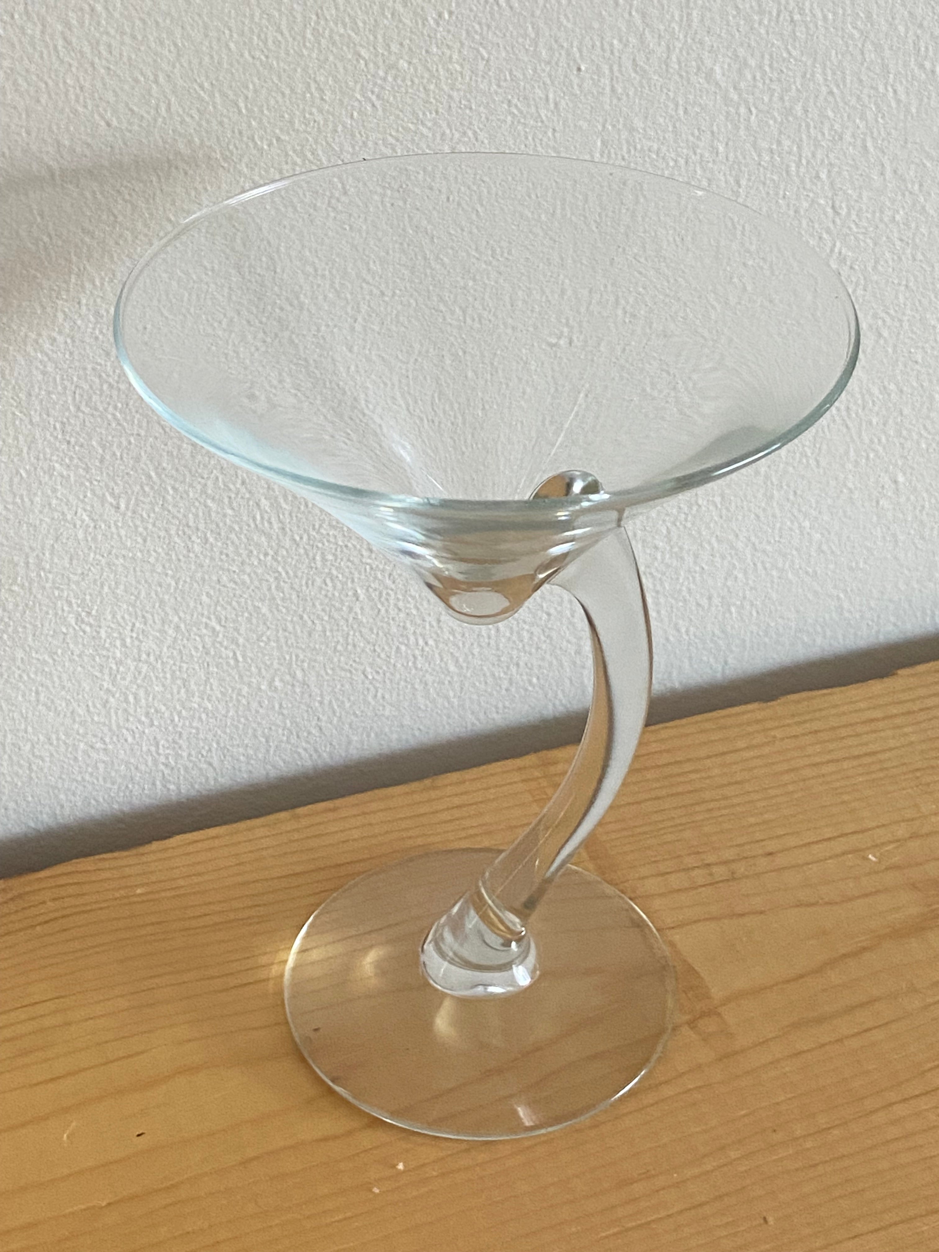 Curved Martini Glass