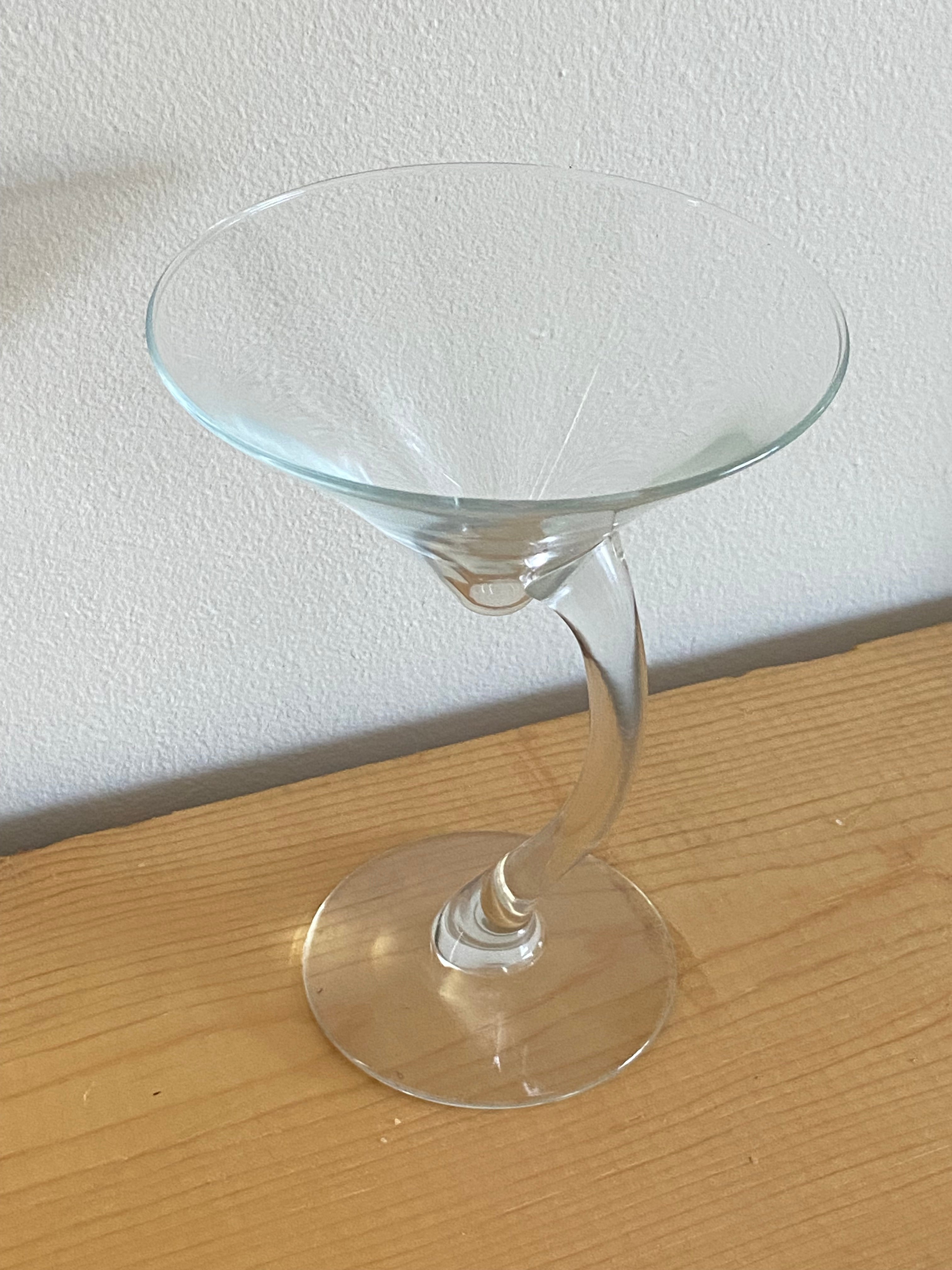 Curved Martini Glass
