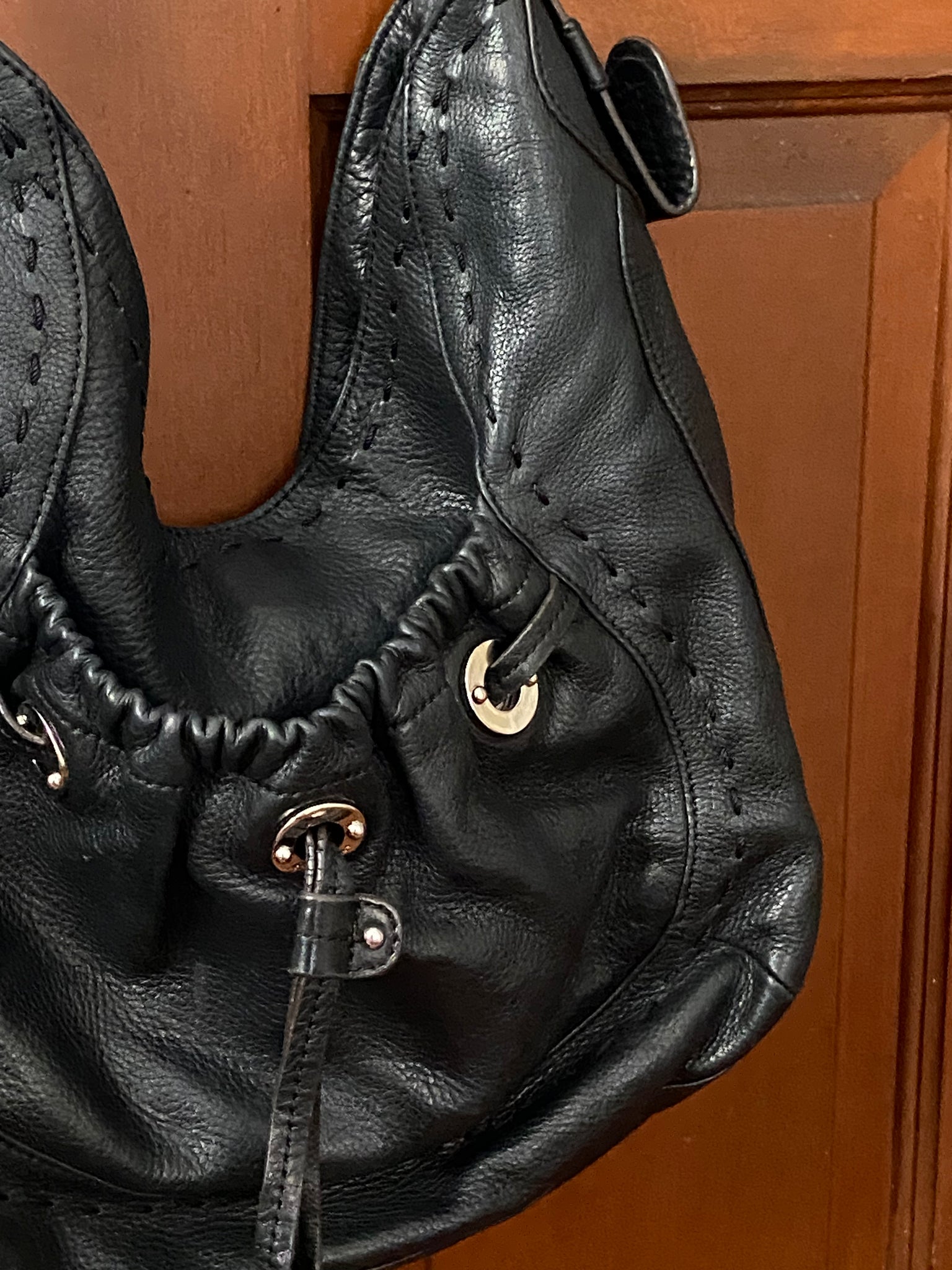b. makowsky | Bags | B Makowsky Bronze Hobo Bag Metallic Leather Shoulder  Crossbody Purse Lined | Poshmark