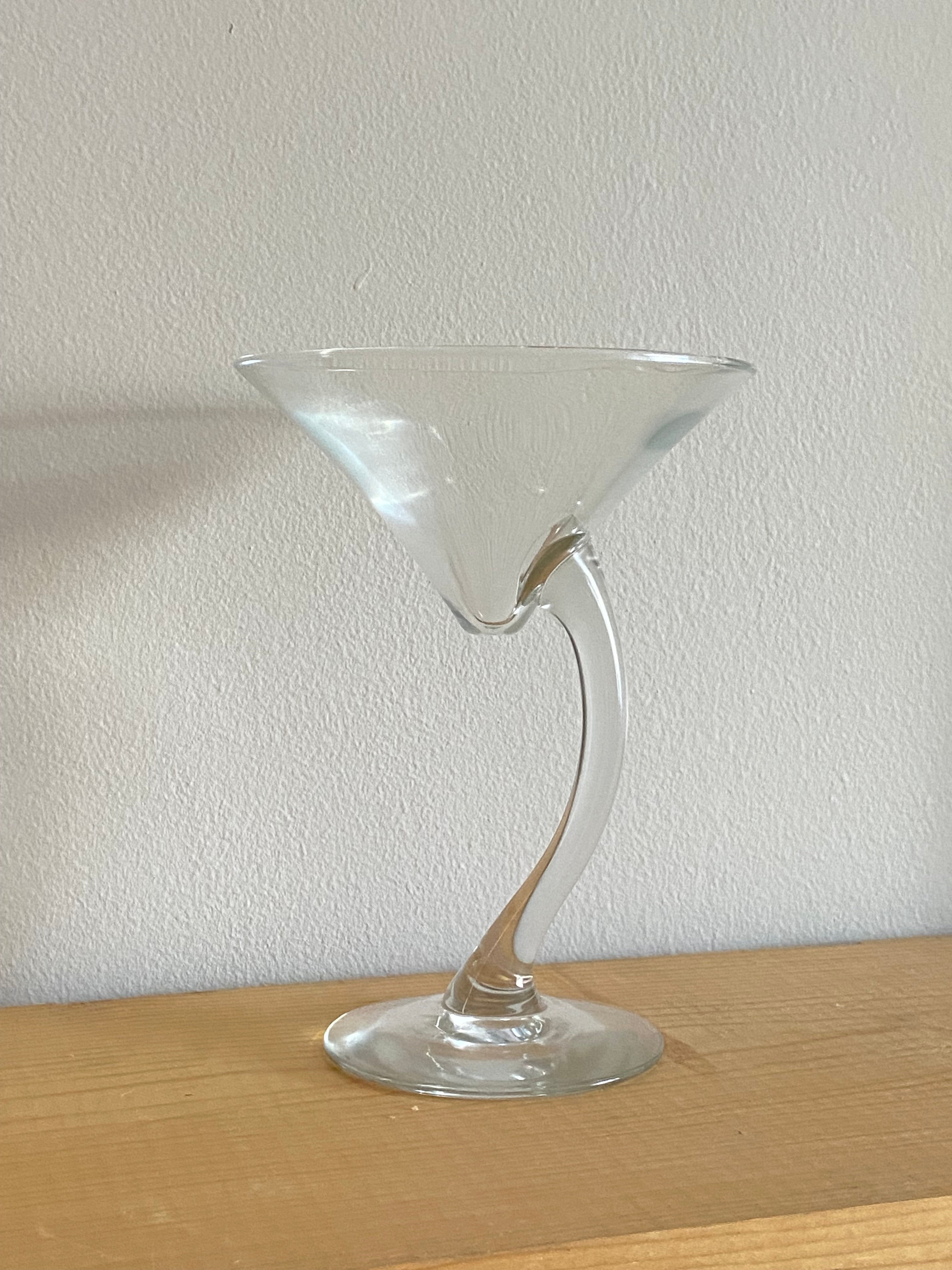 Curved Martini Glass