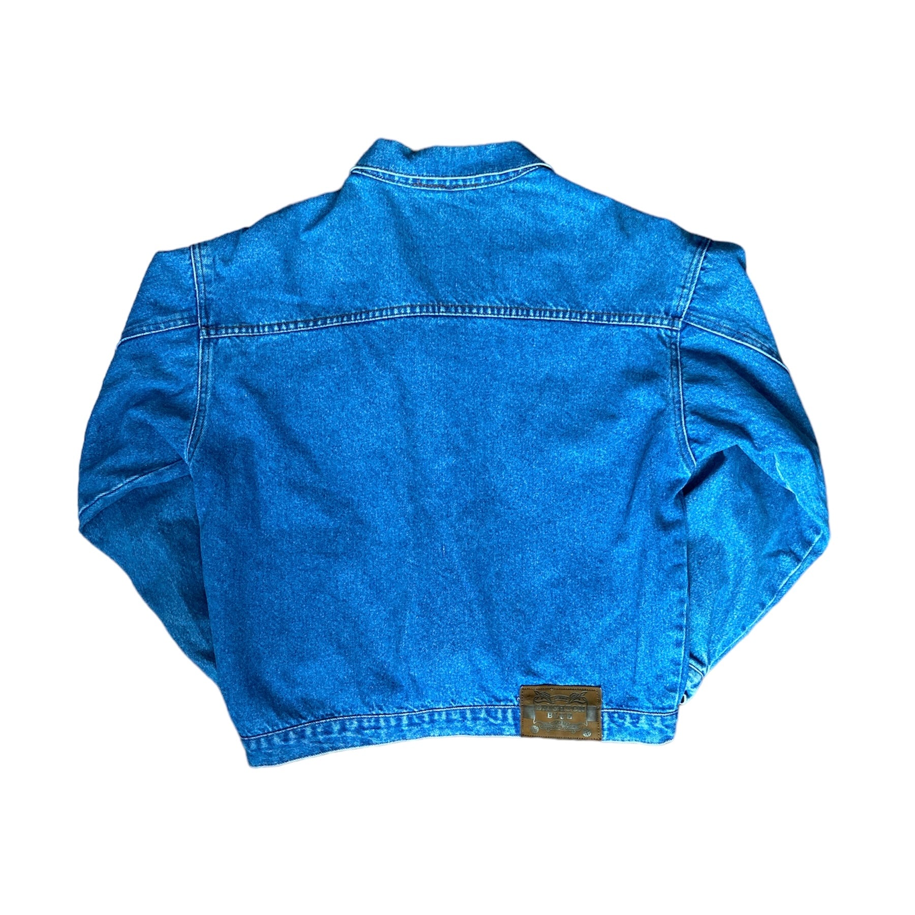 80's blue jean jacket best sale