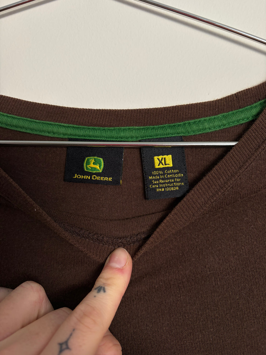 (XL) John Deer Double Layered Tee