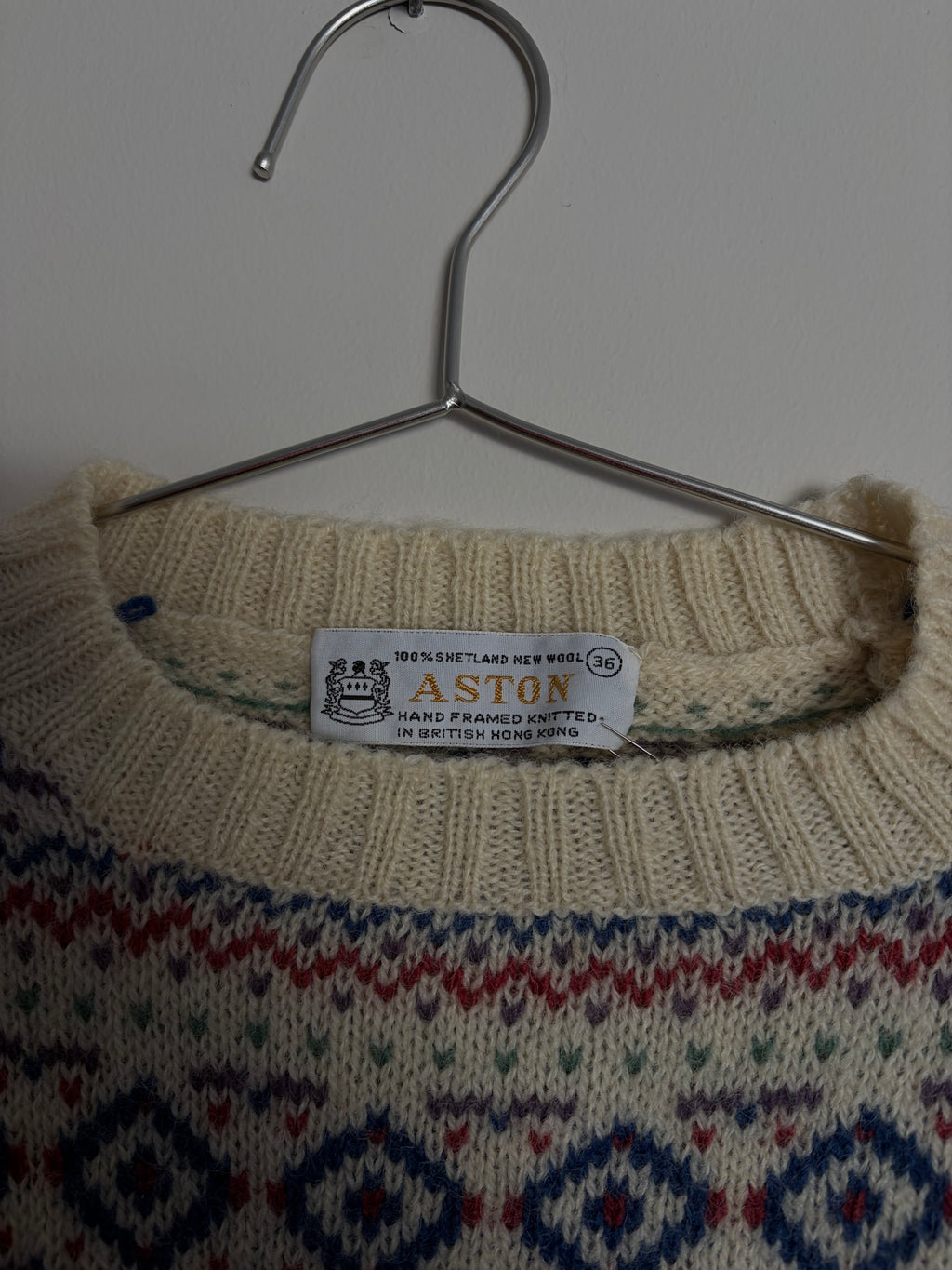 (S) 80’s Wool Sweater